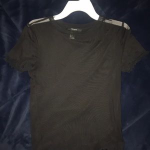 Black mesh shirt size small